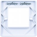 Singlegang Office Style Euro Faceplate