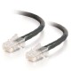7m Cat5E 350 MHz Non-Booted RJ45 Patch Leads - Black