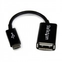 StarTech.com 5in Micro USB to USB OTG Host Adapter M/F