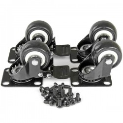 StarTech.com 2-Post Server Rack with Casters - 42U | StarTech.com Branded Racks