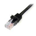 StarTech.com Cat5e Patch Cable with Snagless RJ45 Connectors - 5 m, Black