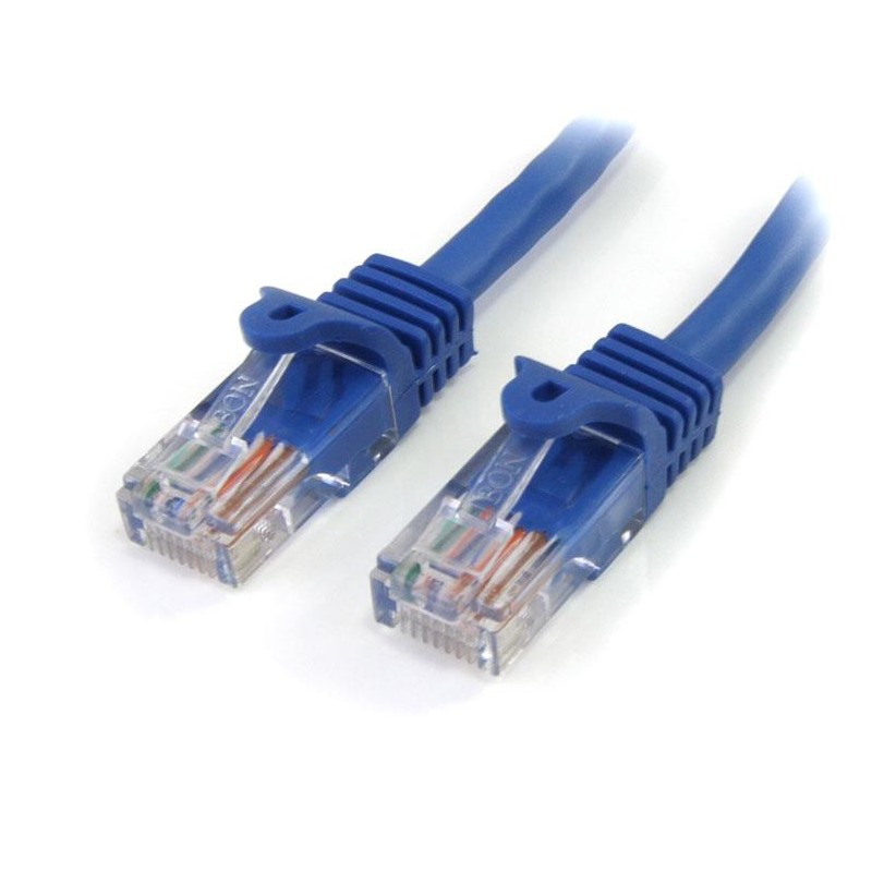 StarTech.com Cat5e Patch Cable with Snagless RJ45 Connectors - 5 m, Blue