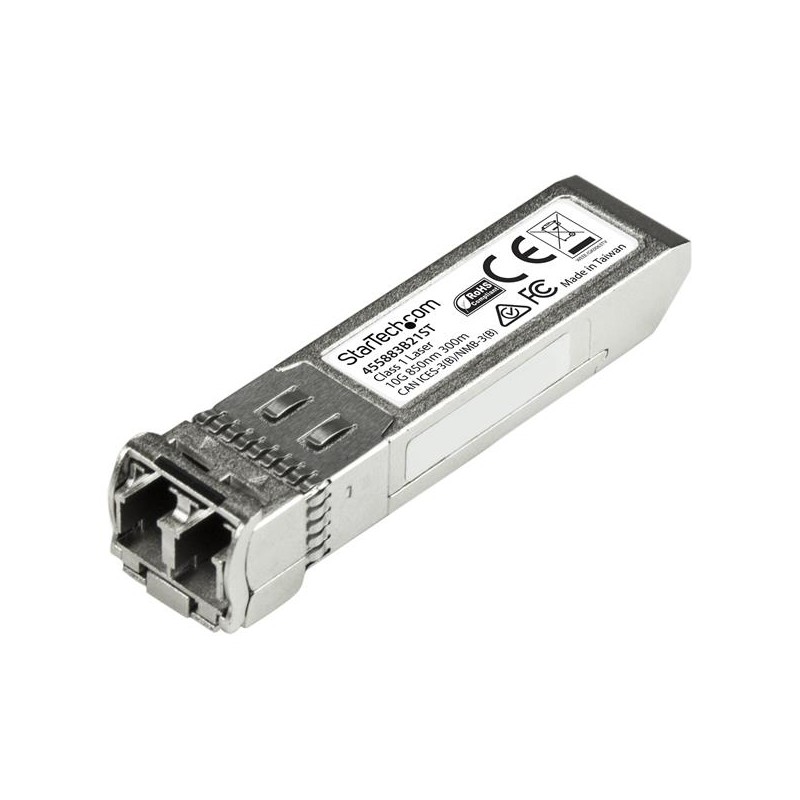 StarTech.com 10 Gigabit Fiber SFP+ Transceiver Module - HP 455883-B21 Compatible - MM LC with DDM - 300 m (984 ft.)