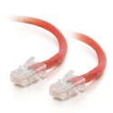 C2G 0.5m Cat5e Non-Booted Unshielded (UTP) Network Patch Cable - Red