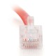 1m Cat5E 350 MHz Non-Booted RJ45 Patch Leads - Red