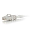 C2G 0.3m Cat5e Booted Unshielded (UTP) Network Patch Cable - White