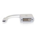 C2G USB-C to DVI-D Video Adapter Converter - White