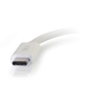 C2G USB-C to DVI-D Video Adapter Converter - White