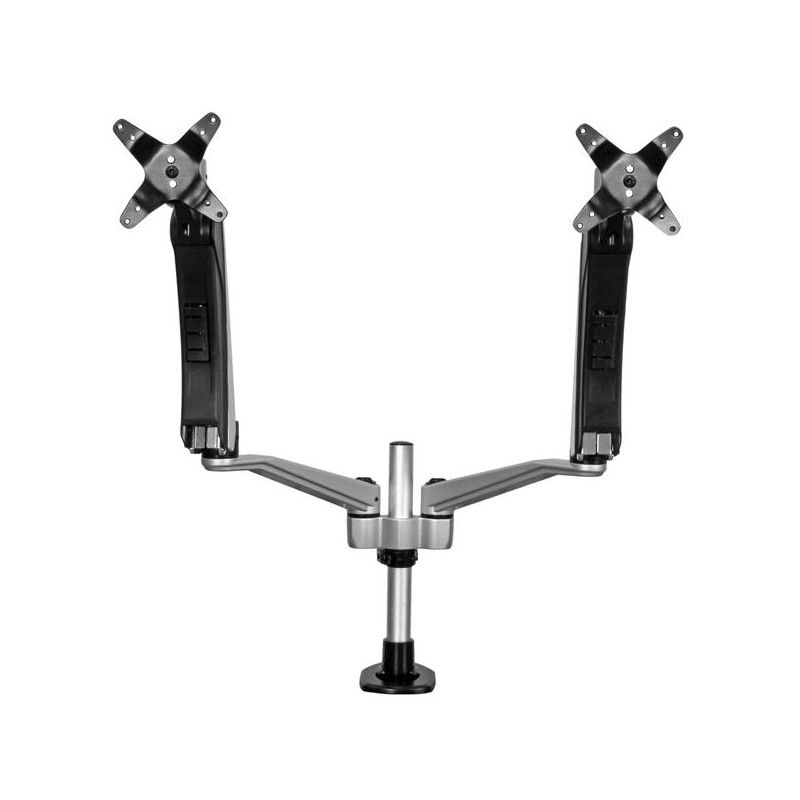 StarTech.com Dual-Monitor Arm - One-Touch Height Adjustment - Stackable - Tool-less Assembly