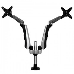 StarTech.com Dual-Monitor Arm - One-Touch Height Adjustment - Stackable - Tool-less Assembly | StarTech.com Flat Panel Desk Moun
