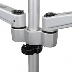 StarTech.com Dual-Monitor Arm - One-Touch Height Adjustment - Stackable - Tool-less Assembly | StarTech.com Flat Panel Desk Moun