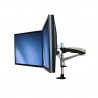 StarTech.com Dual-Monitor Arm - One-Touch Height Adjustment - Stackable - Tool-less Assembly | StarTech.com Flat Panel Desk Moun