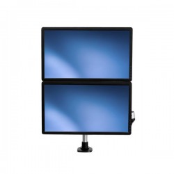 StarTech.com Dual-Monitor Arm - One-Touch Height Adjustment - Stackable - Tool-less Assembly | StarTech.com Flat Panel Desk Moun