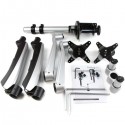 StarTech.com Dual-Monitor Arm - One-Touch Height Adjustment - Stackable - Tool-less Assembly