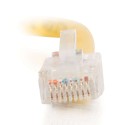 0.5m Cat5E 350 MHz Non-Booted RJ45 Patch Leads - Yellow