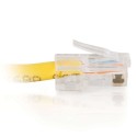 0.5m Cat5E 350 MHz Non-Booted RJ45 Patch Leads - Yellow