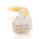 1m Cat5E 350 MHz Non-Booted RJ45 Patch Leads - Yellow