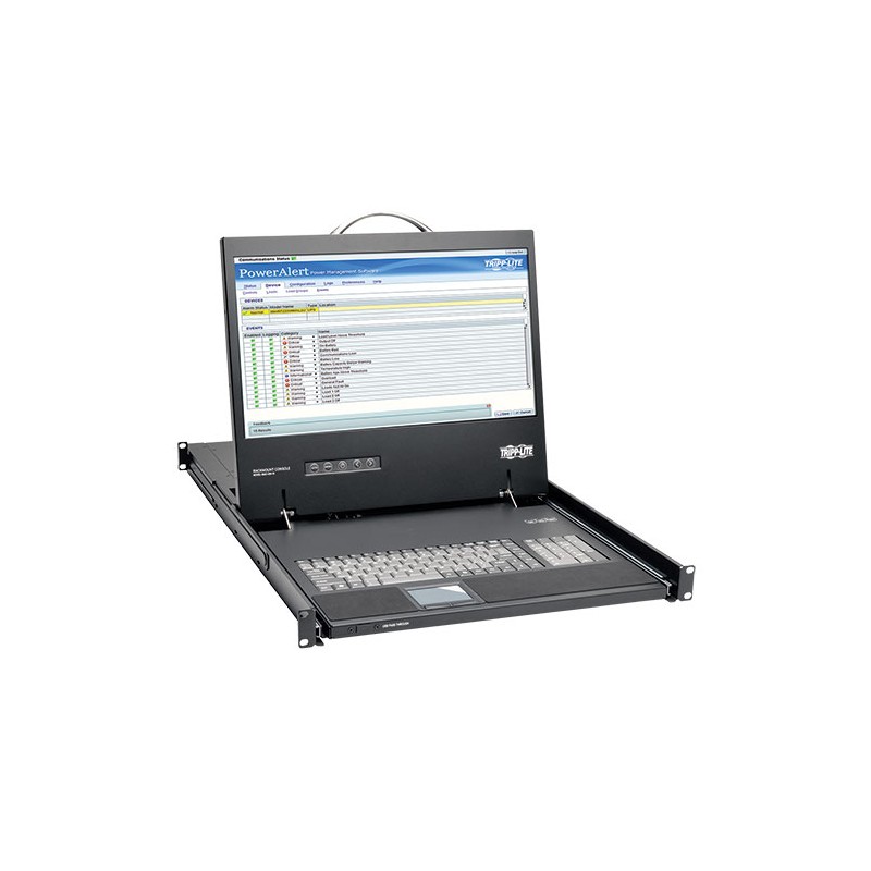 Tripp Lite 1U Rackmount Console with 19-in. LCD, DVI or VGA