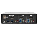 Tripp Lite 2-Port DisplayPort KVM Switch w/ Audio, Cables and USB 3.0 SuperSpeed Hub