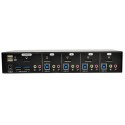 Tripp Lite 4-Port DisplayPort KVM Switch w/ Audio, Cables and USB 3.0 SuperSpeed Hub