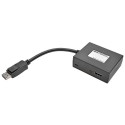 Tripp Lite 2-Port DisplayPort to HDMI Splitter