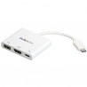StarTech.com USB-C to 4K HDMI Multifunction Adapter with Power Delivery and USB-A Port - White | StarTech.com Docks & Port Expan