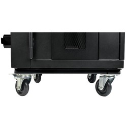 Tripp Lite Mobile Cart Conversion Kit with Handle, Casters and Power Cord Manager for Tablet / Chromebook Charging Stations | Tr