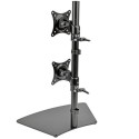 Tripp Lite Dual Vertical Flat-Screen Desk Stand / Clamp Mount for 15 to 27 Flat-Screen Displays