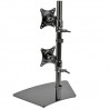 Tripp Lite Dual Vertical Flat-Screen Desk Stand / Clamp Mount for 15 to 27 Flat-Screen Displays | Tripp Lite Flat Panel Desk Mou