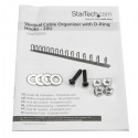 StarTech.com Vertical Cable Organizer with D-Ring Hooks - 0U - 3 ft.