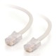 7m Cat5E 350 MHz Non-Booted RJ45 Patch Leads - White