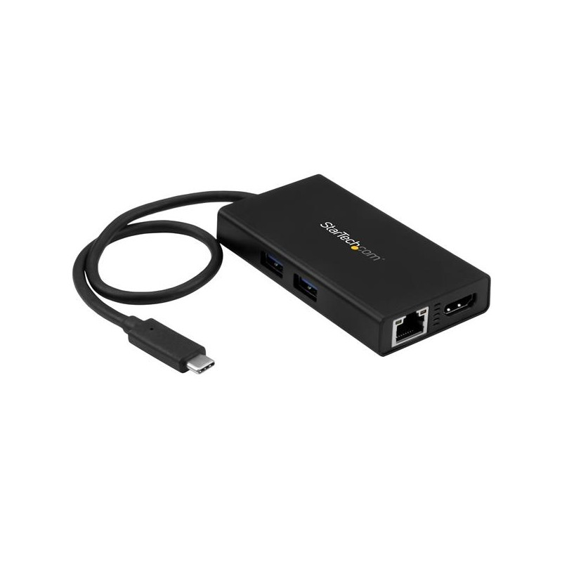 StarTech.com USB-C Multiport Adapter for Laptops - Power Delivery - 4K HDMI - GbE - USB 3.0