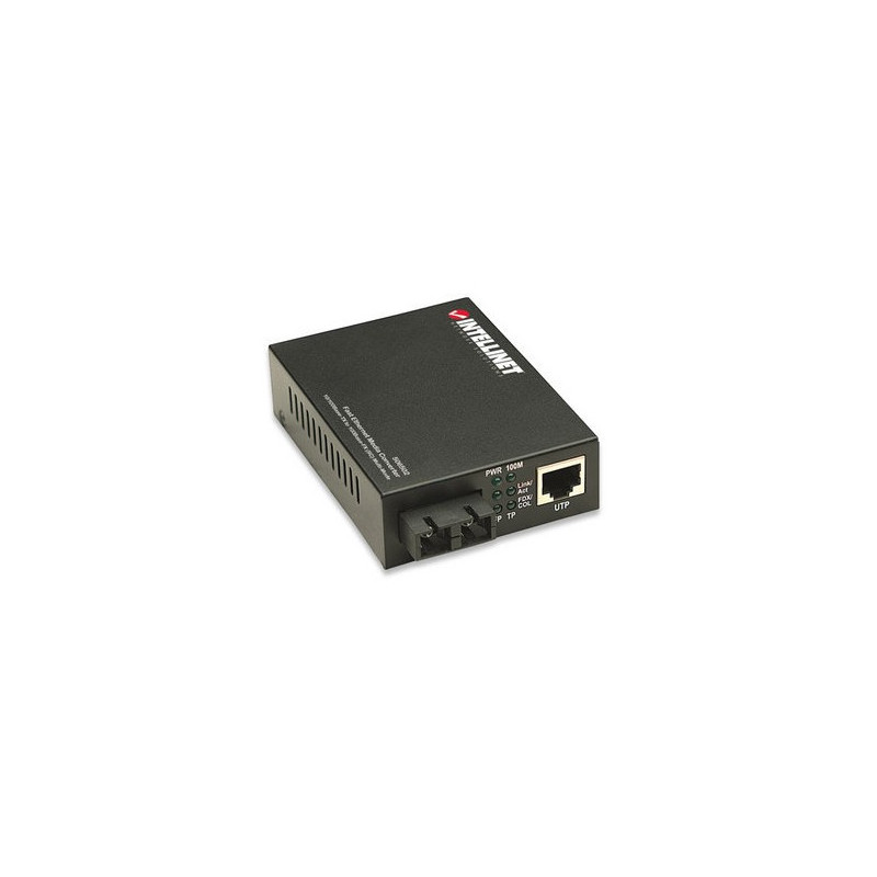Intellinet 506502 Fast Ethernet Multimode  SC Media Converter