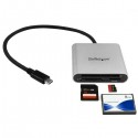 StarTech.com USB 3.0 Flash Memory Multi-Card Reader / Writer with USB-C - SD, microSD, CompactFlash