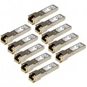 StarTech.com Gigabit RJ45 Copper SFP Transceiver Module - Cisco GLC-T Compatible - 10 Pack