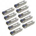 StarTech.com Gigabit Fiber SFP Transceiver Module - Cisco GLC-LH-SM Compatible - SM/MM LC - 10 Pack