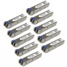 StarTech.com Gigabit Fiber SFP Transceiver Module - Cisco GLC-LH-SM Compatible - SM/MM LC - 10 Pack | StarTech.com Transceivers 