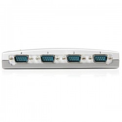 StarTech.com 4 Port USB to RS232 Serial DB9 Adapter Hub | StarTech.com Interface Cards & Adapters