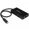 StarTech.com 3-Port USB-C Hub with Gigabit Ethernet - USB-C to 3x USB-A - USB 3.0 - Includes Power Adapter | StarTech.com Networ