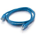 0.5m Cat5E 350 MHz Snagless RJ45 Patch Leads - Blue