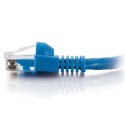 0.5m Cat5E 350 MHz Snagless RJ45 Patch Leads - Blue