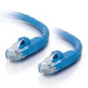 C2G 0.5m Cat5e Booted Unshielded (UTP) Network Patch Cable - Blue