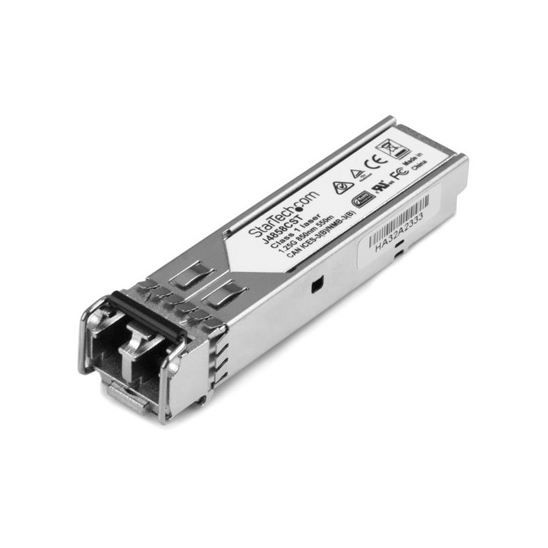 StarTech.com Gigabit Fiber SFP Transceiver Module - HP J4858C Compatible - MM LC with DDM - 550 m (1804 ft.)