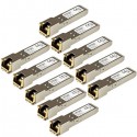 StarTech.com Gigabit RJ45 Copper SFP Transceiver Module - HP J8177C Compatible - 10 Pack