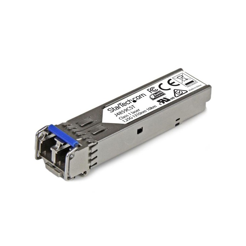 StarTech.com Gigabit Fiber SFP Transceiver Module - HP J4859C Compatible - SM/MM LC with DDM - 10km (6.2 mi.) / 550m (1804 ft.)