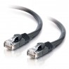 C2G 0.5m Cat5e Booted Unshielded (UTP) Network Patch Cable - Black