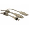 DeLOCK 2x USB2.0-A male / USB mini 5-pin | DeLOCK USB Cables