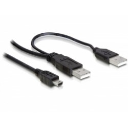 DeLOCK 2x USB2.0-A male / USB mini 5-pin | DeLOCK USB Cables