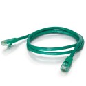 0.5m Cat5E 350 MHz Snagless RJ45 Patch Leads - Green