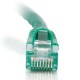 0.5m Cat5E 350 MHz Snagless RJ45 Patch Leads - Green